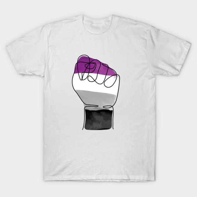 Asexual Power T-Shirt by Pridish